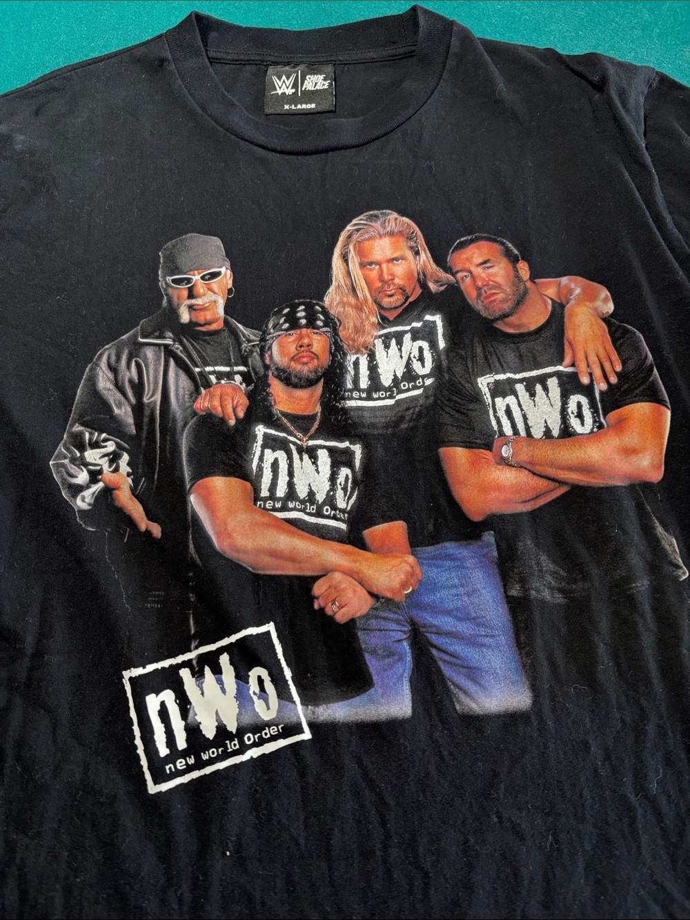 Shoe Palace x WWE nWo Black Graphic Short Sleeve Tee XL , $27